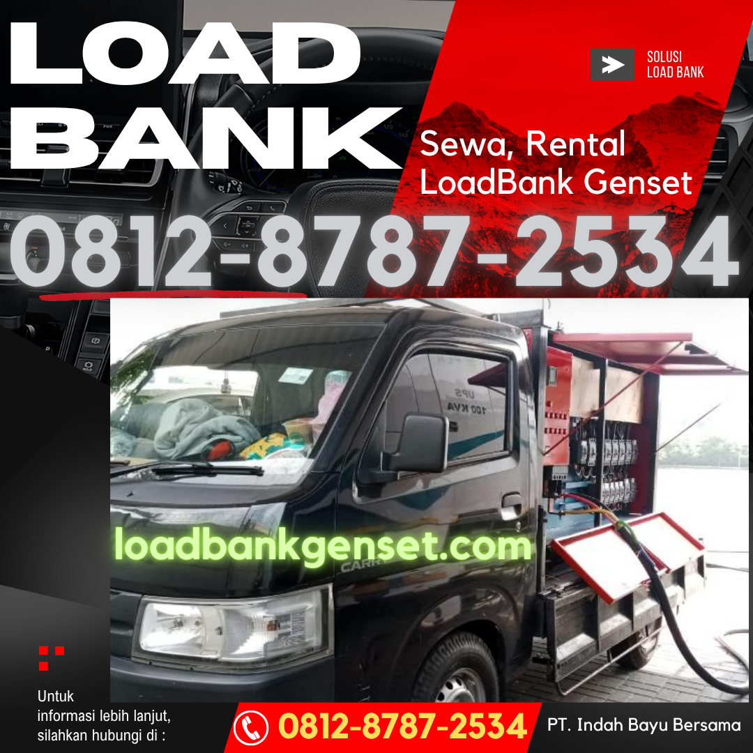 Affordable 60Hz Load Bank Rental 100kW–500kW in Jababeka | Best Load Bank Rental & Pricing in Jabodetabek | Contact 0812-8787-2534